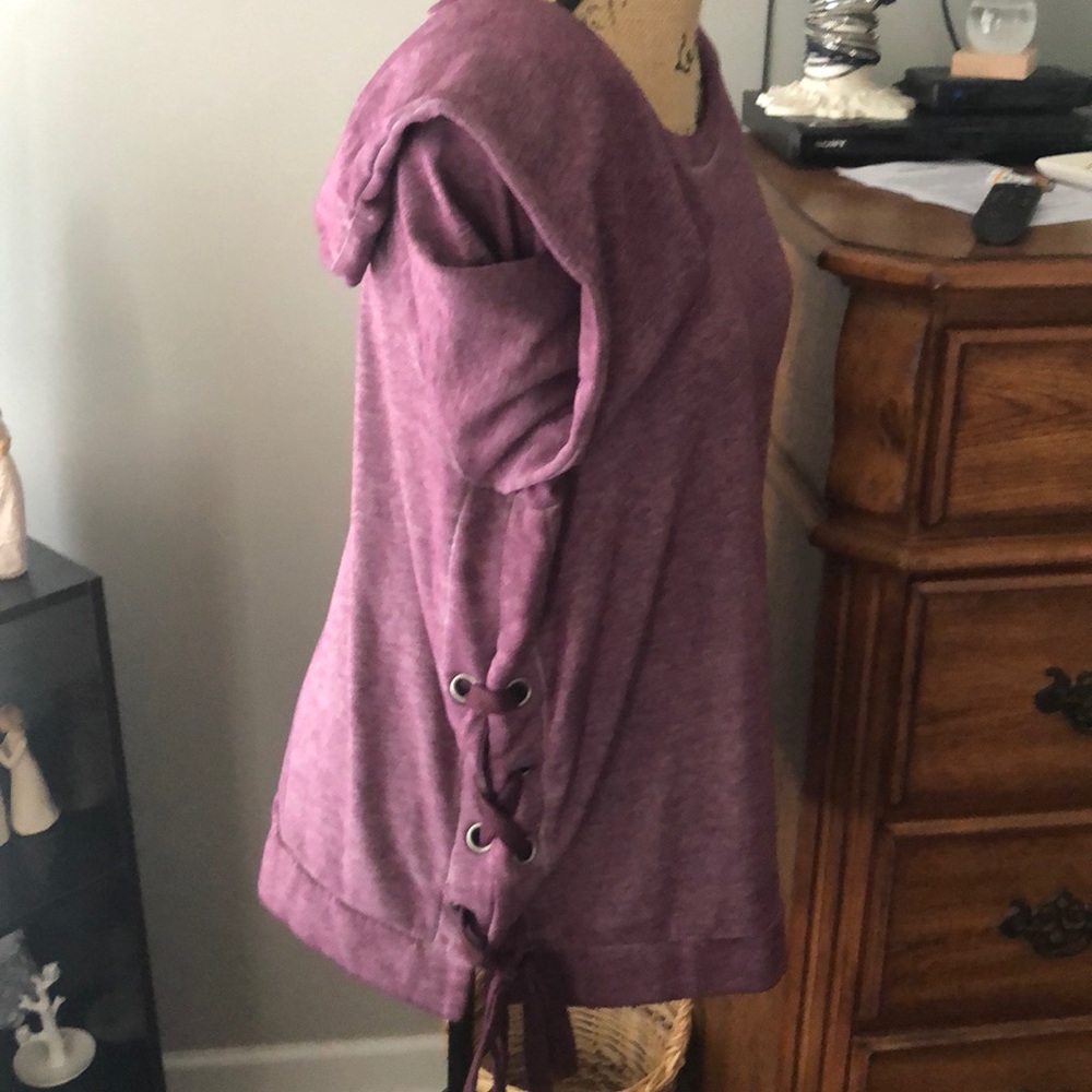 Side Tie Sweatshirt